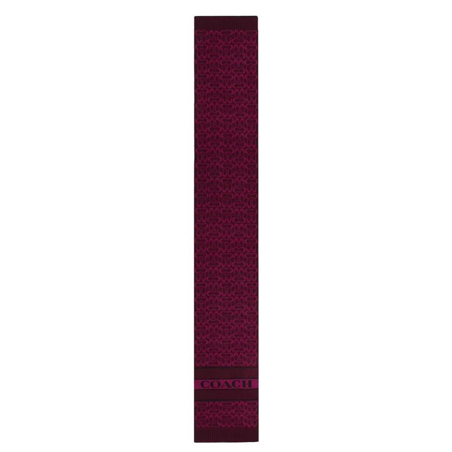 Women's Signature Logo Wool-Blend Rib Knit Scarf