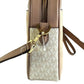 Michael Kors Jet Set Charm EW MK Signature VC Clutch Crossbody Bag