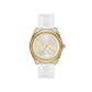 Women's Janelle White Silicone Strap Watch 42mm