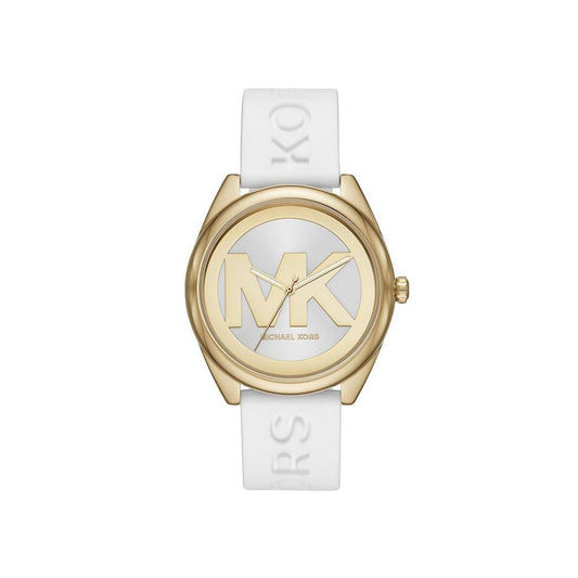Women's Janelle White Silicone Strap Watch 42mm
