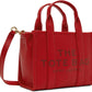 Red 'The Leather Small Tote Bag' Tote