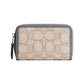 Box Program Signature Jacquard Small Zip Around Card Case