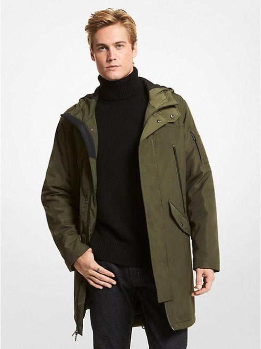 Water Resistant Hooded Parka