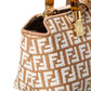FENDI By The Way Mini Raffia & Leather Shoulder Bag
