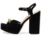 Nicolette Suede Sandal