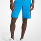 Two-Tone Cotton Blend Shorts