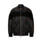 Relaxed-fit jacket with leather and suede
