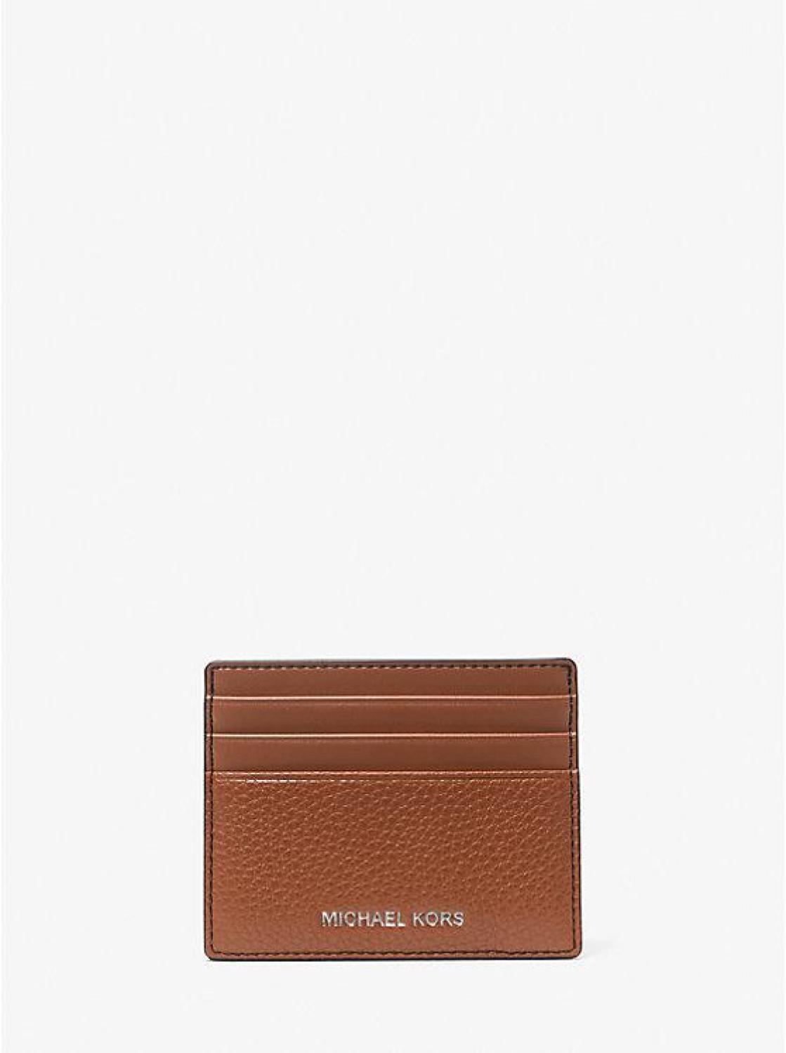 Cooper Pebbled Leather Tall Card Case