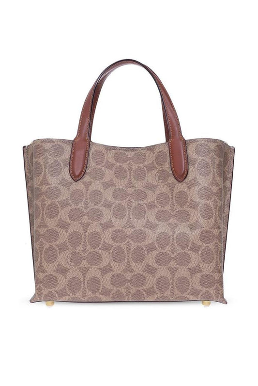 Coach Willow 24 Monogram Pattern Tote Bag