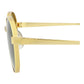 Round-Frame Metal Sunglasses