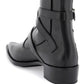 Alexander mcqueen 'punk' boots with three buckles