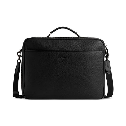 Men's Gotham Pebble Leather Convertible Briefcase