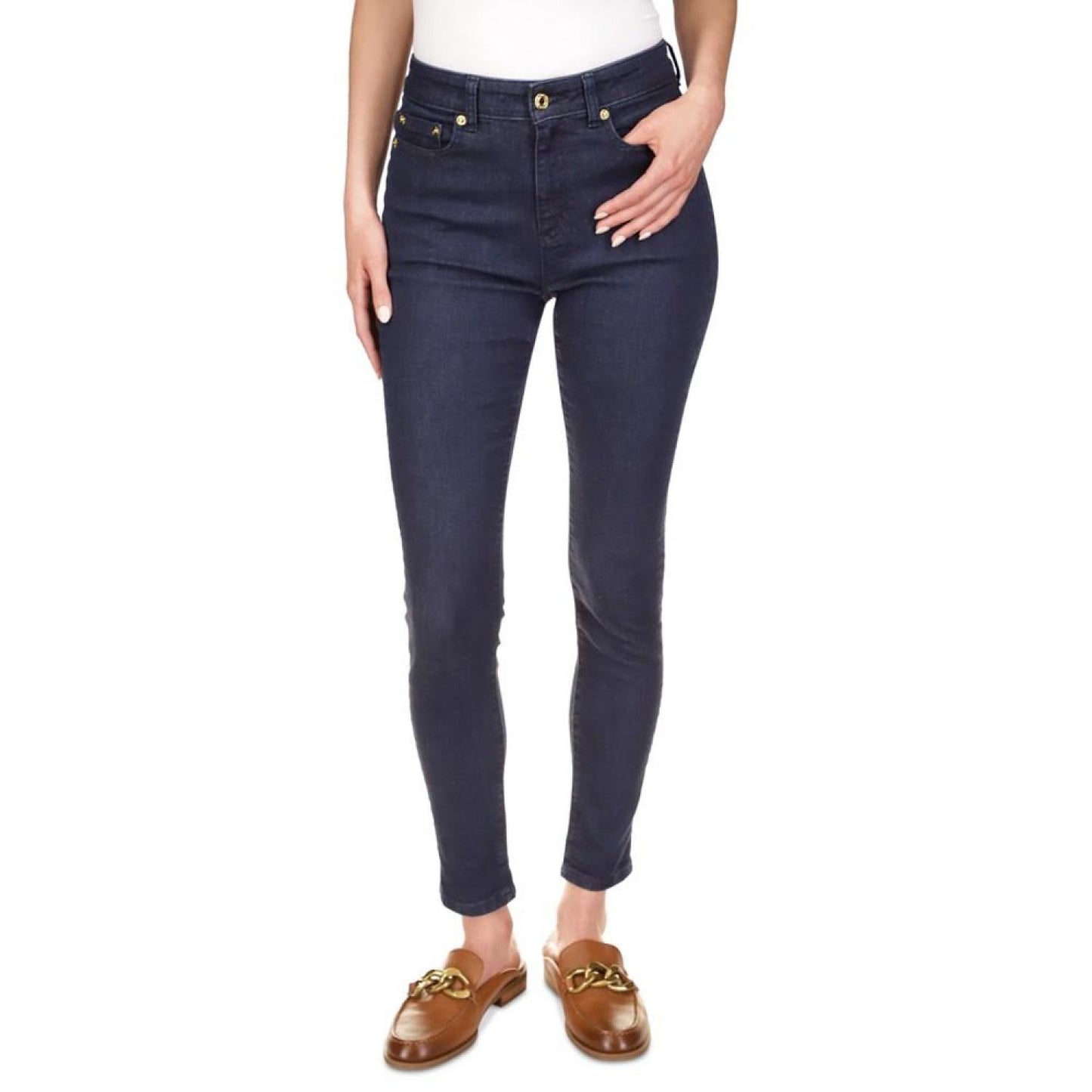 Women's Selma High-Rise Straight-Leg Skinny Jeans