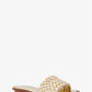 Deanna Metallic Braided Slide Sandal