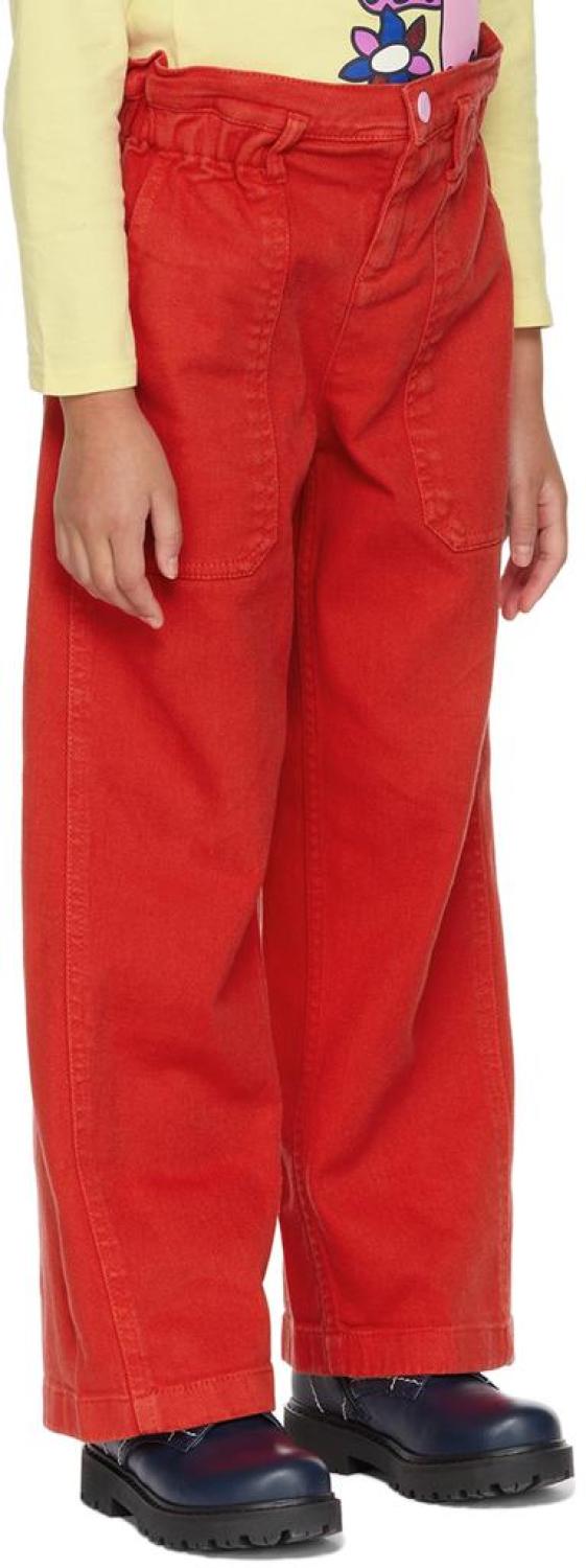 Kids Red Urban Jungle Trousers