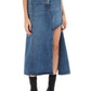 Alexander mcqueen denim skirt with cut out