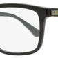 Gucci Men's  Eyeglasses GG0384O 004 Black/Transparent 57mm