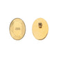 Alexander mcqueen stud earrings with faceted stone