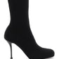 Alexander mcqueen knitted ankle boots