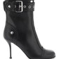 Alexander mcqueen leather ankle boots with buckle