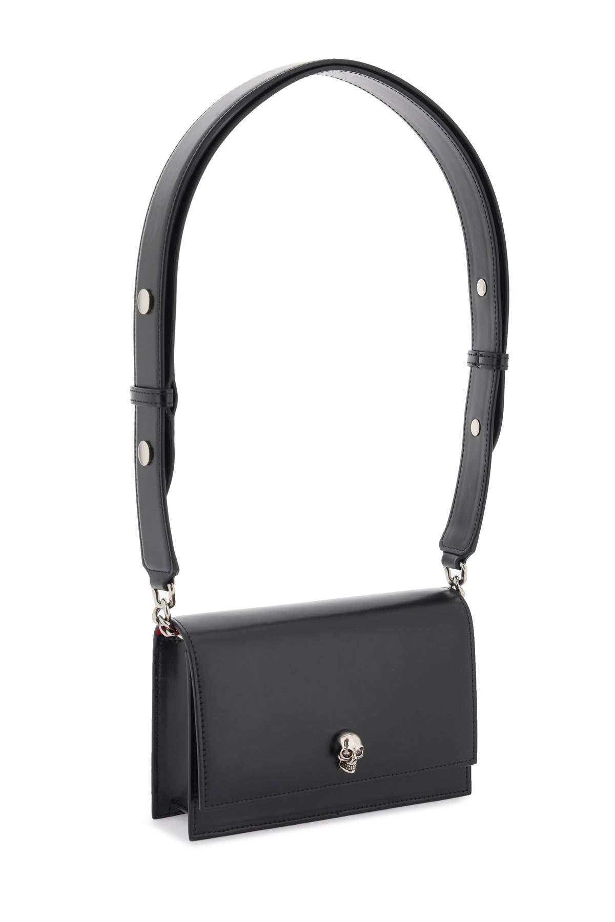 Alexander mcqueen small leather skull bag