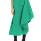 Alexander mcqueen asymmetric skirt with maxi flounce