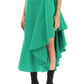 Alexander mcqueen asymmetric skirt with maxi flounce
