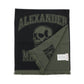 Alexander mcqueen varsity logo wool scarf