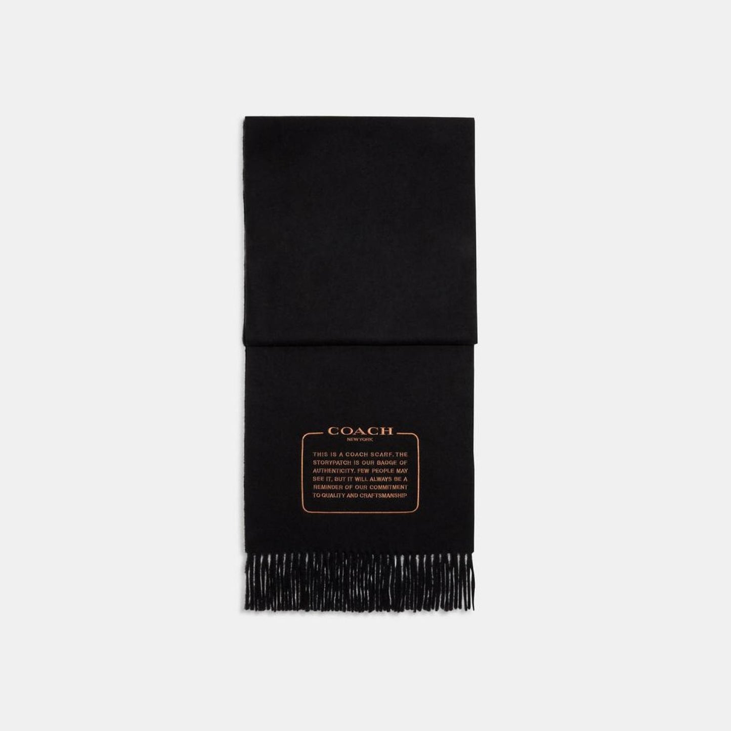Coach Outlet Embroidered Patch Cashmere Muffler