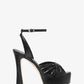Selena Snake Embossed Leather Platform Sandal