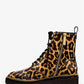 Haskell Leopard Calf Hair Combat Boot