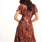 Belista Dress In Copper Plume
