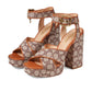 Nelly Textured Jacquard Sandal