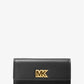 Mimi Large Saffiano Leather Bi-Fold Wallet