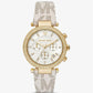 Oversized Parker Pavé Gold-Tone and Logo Watch