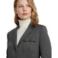 Herringbone Jacquard-Knit Blazer