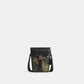Coach Outlet Track Small Flap Crossbody In Signature Canvas With Camo Print