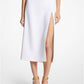Double Crepe Sablé Slit Skirt