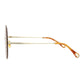 YSE Round-Frame Metal Sunglasses