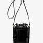 Audrey Medium Patent Leather Bucket Bag