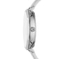 Women's Silver-Tone Half Bangle Bracelet Watch 38mm