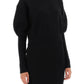 Alexander mcqueen cropped funnel-neck sweater in wool and cashmere