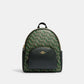 Coach Outlet Court Backpack With Signature Monogram Print