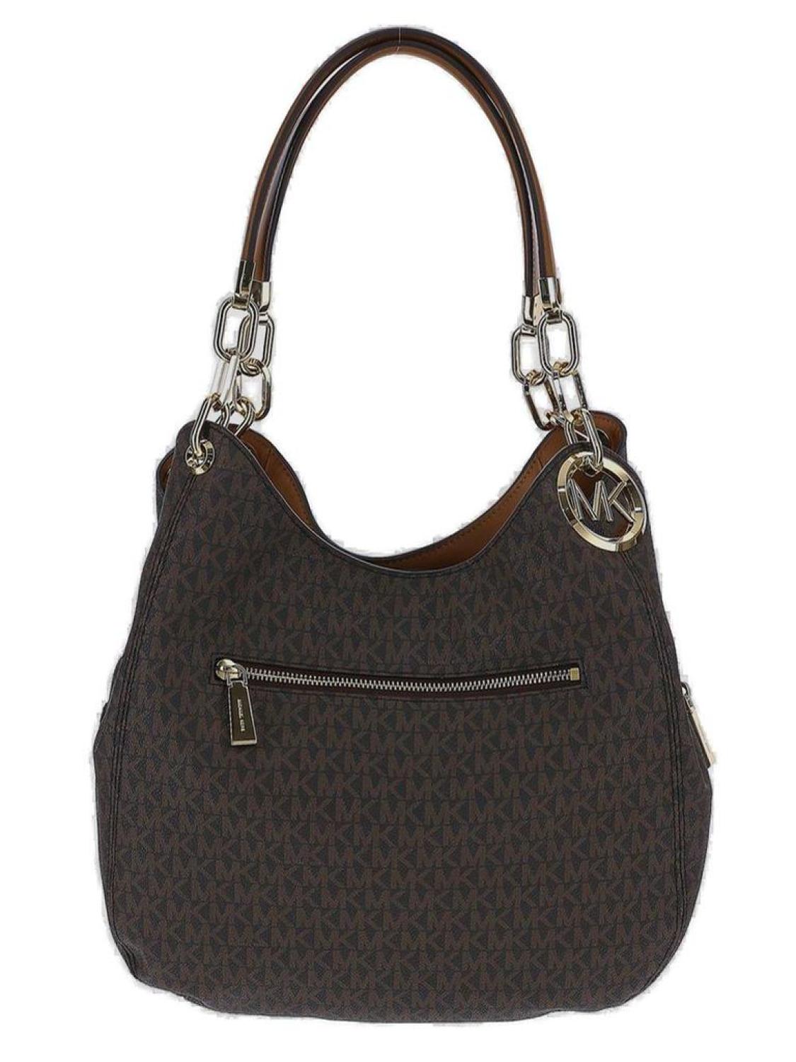 Michael Michael Kors Lillie Monogram Large Shoulder Bag