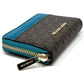 ichael Kors Woen's Jet Set Travel ediu Zip Around Card Case Wallet