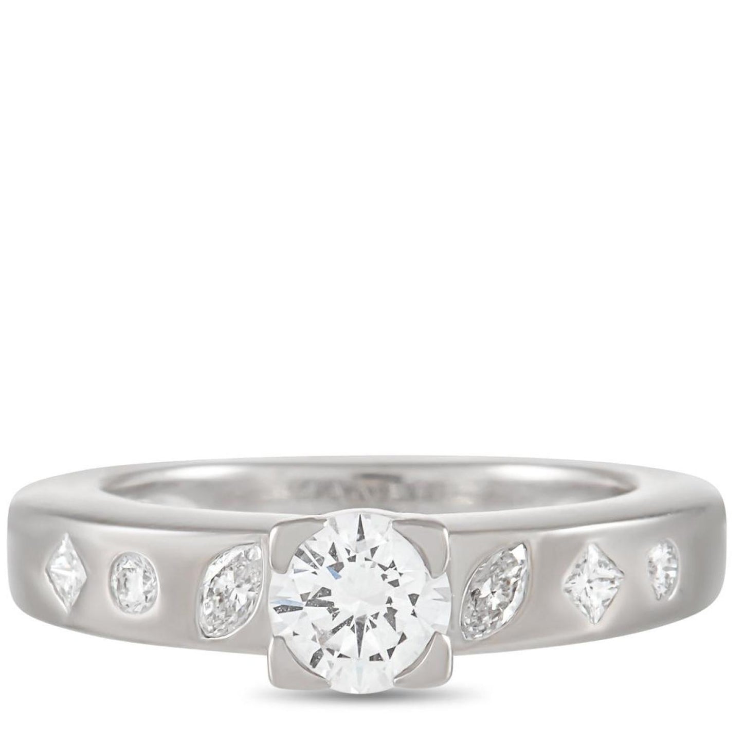 Chanel 18K White Gold 0.78 ct Diamond Ring