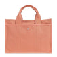 Coach Logo Flocked Zip-Up Tote Bag