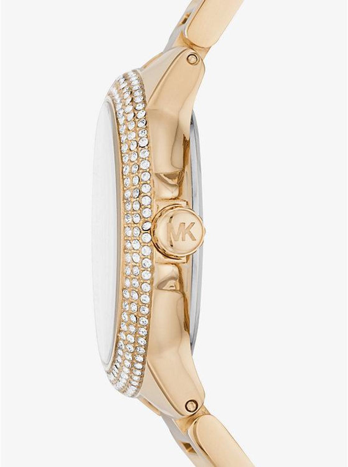 Mini Camille Pavé Gold-Tone Watch