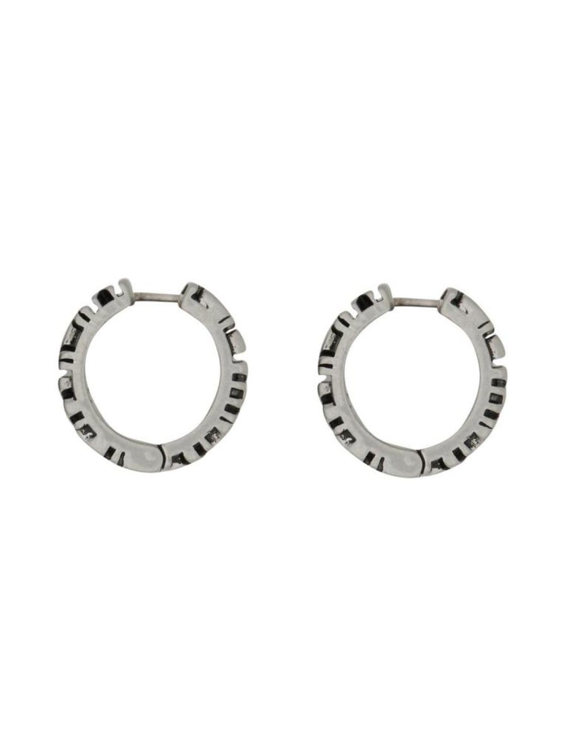 Marc Jacobs Logo Engraved Earrings