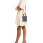 FENDI Sunshine Mini Denim & Leather Tote